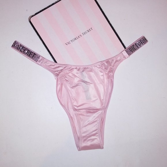 Victoria's Secret Other - Victoria Secret Panty Brazilian Shine Strap Black